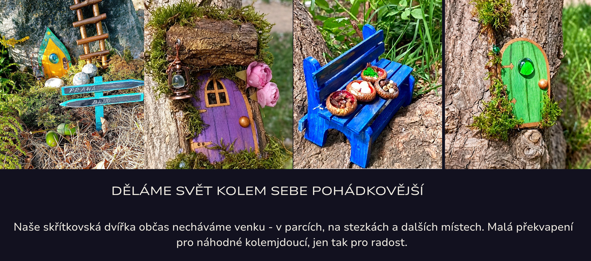 Sledujte Domečky pro skřítky na Instagramu